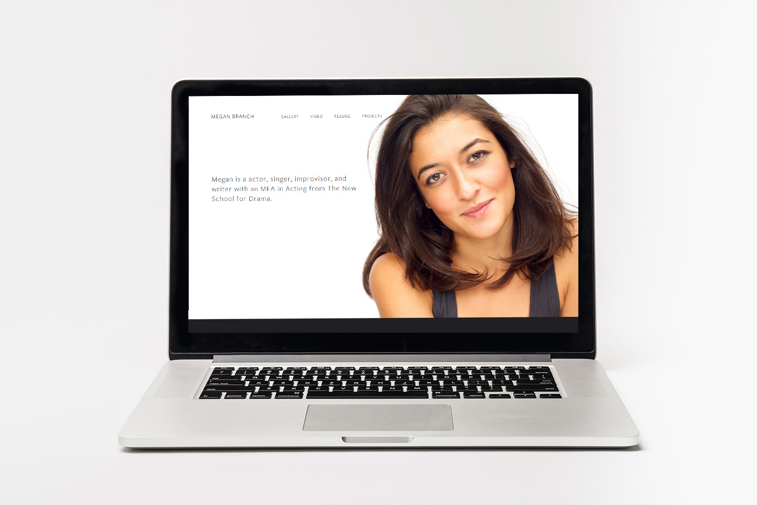 Website design for Megan Branch